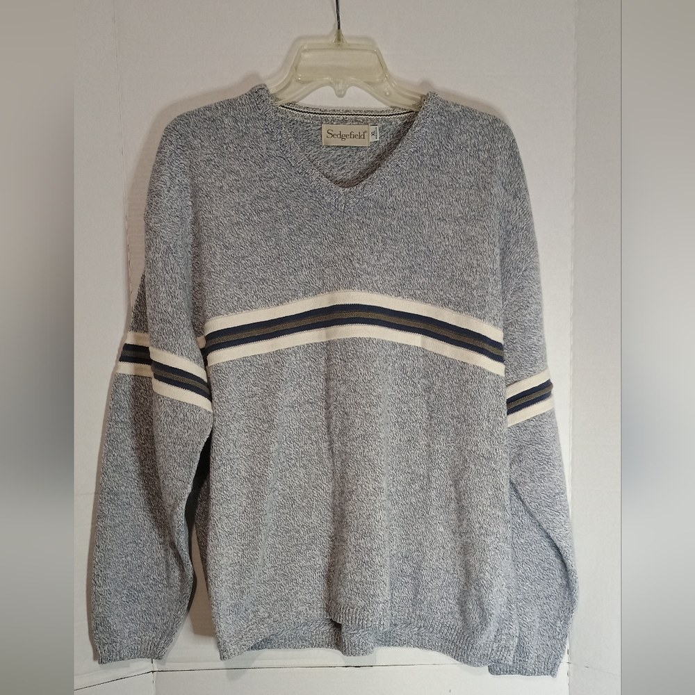 Vintage Men's Sedgefield Gray Sweater Size XL
